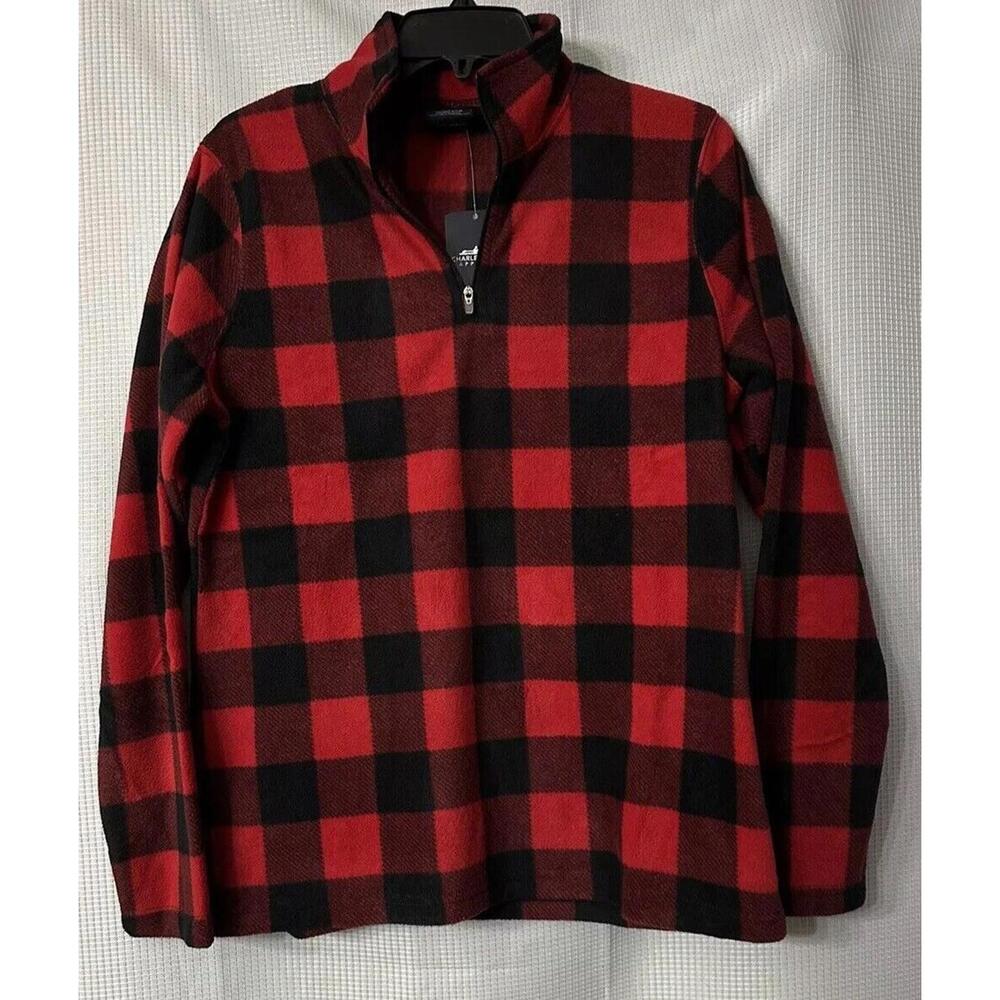 NWT‎ Charles River Apparel Womens Freeport Microfleece Pullover Top Size Medium